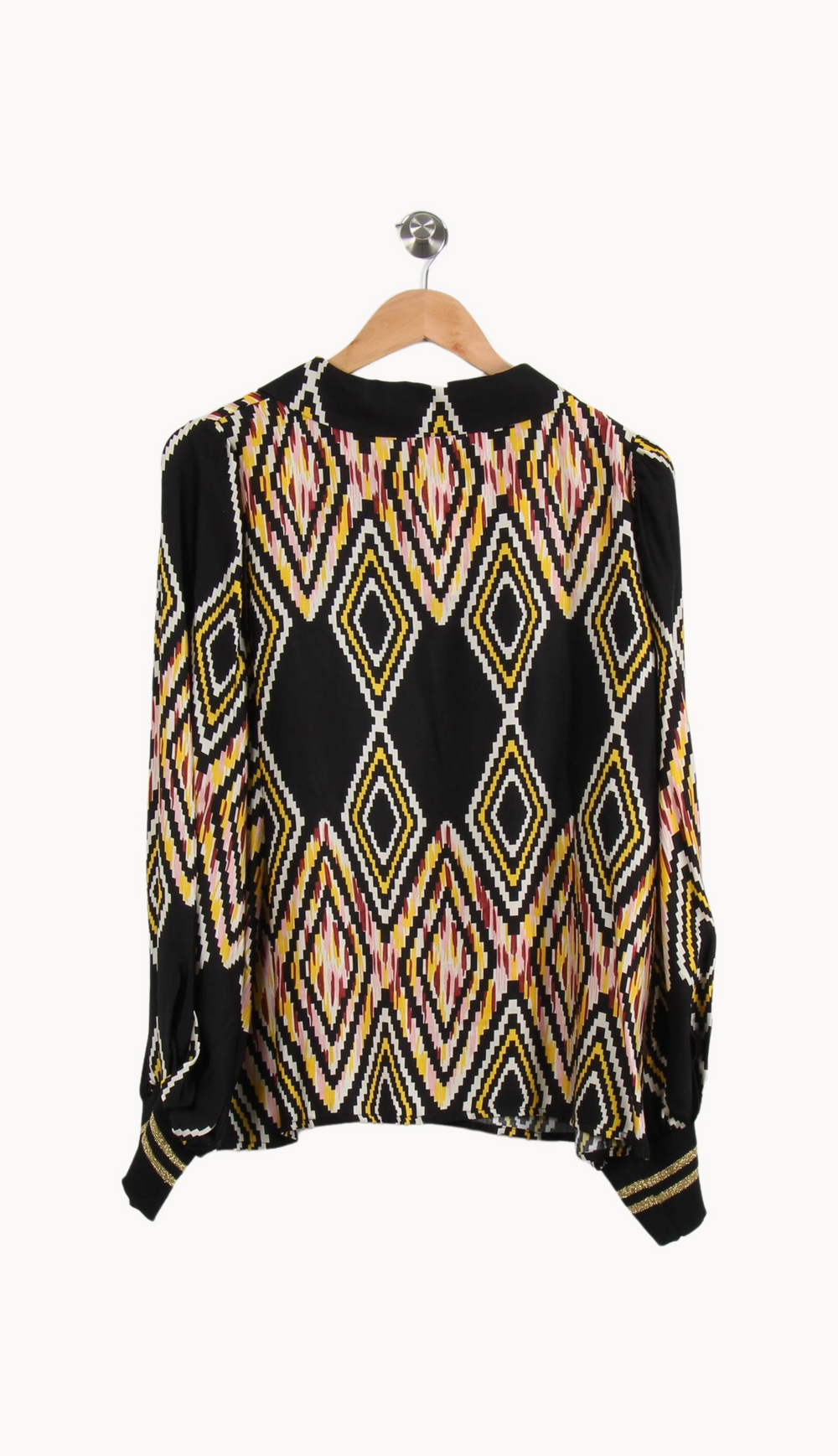 Chemise Noire et Jaune - Taille L/40 de la marque Imprevu | PARAD67135 - Vendu par Paradigme - Image 4