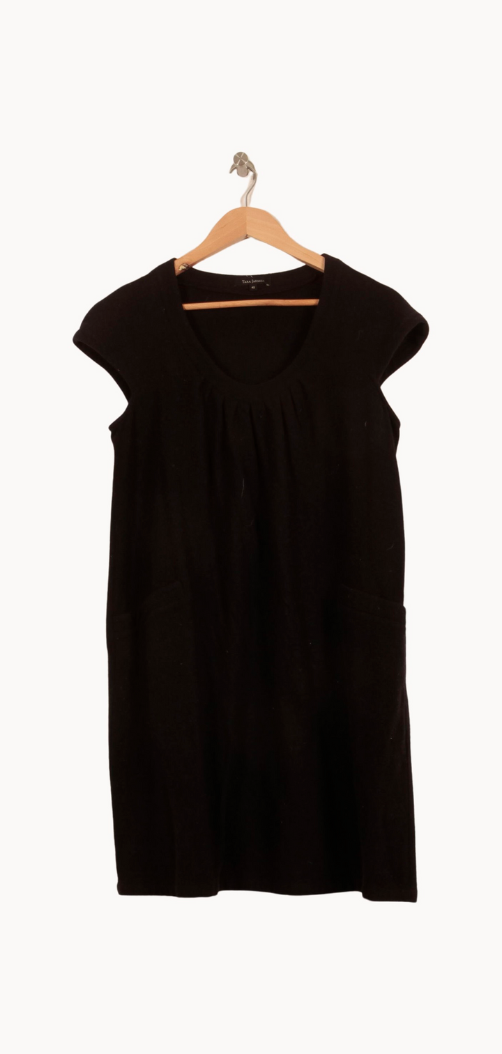 Robe Noire - Taille L/40 de la marque Tara Jarmon | PARAD39675 - Vendu par Paradigme - Image 2