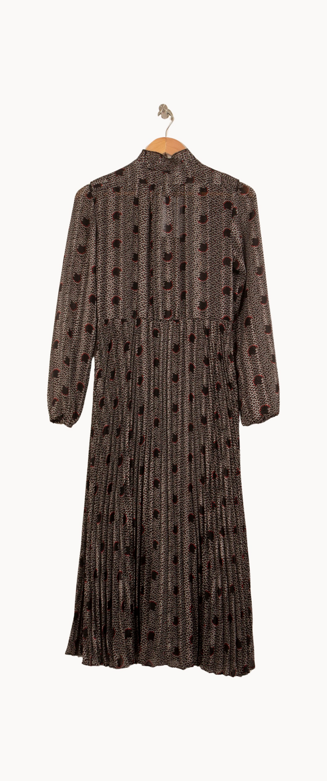 Robe Longue Grise et Noire - Taille XS/34 de la marque ba&sh | PARAD63457 - Vendu par Paradigme - Image 4