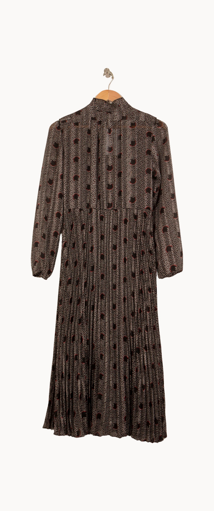 Robe Longue Grise et Noire - Taille XS/34 de la marque ba&sh | PARAD63457 - Vendu par Paradigme - Image 4