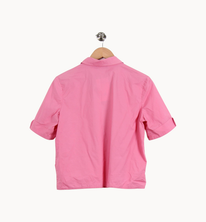 Chemise Rose - Taille M/38 de la marque Tara Jarmon | PARAD67087 - Vendu par Paradigme - Image 4