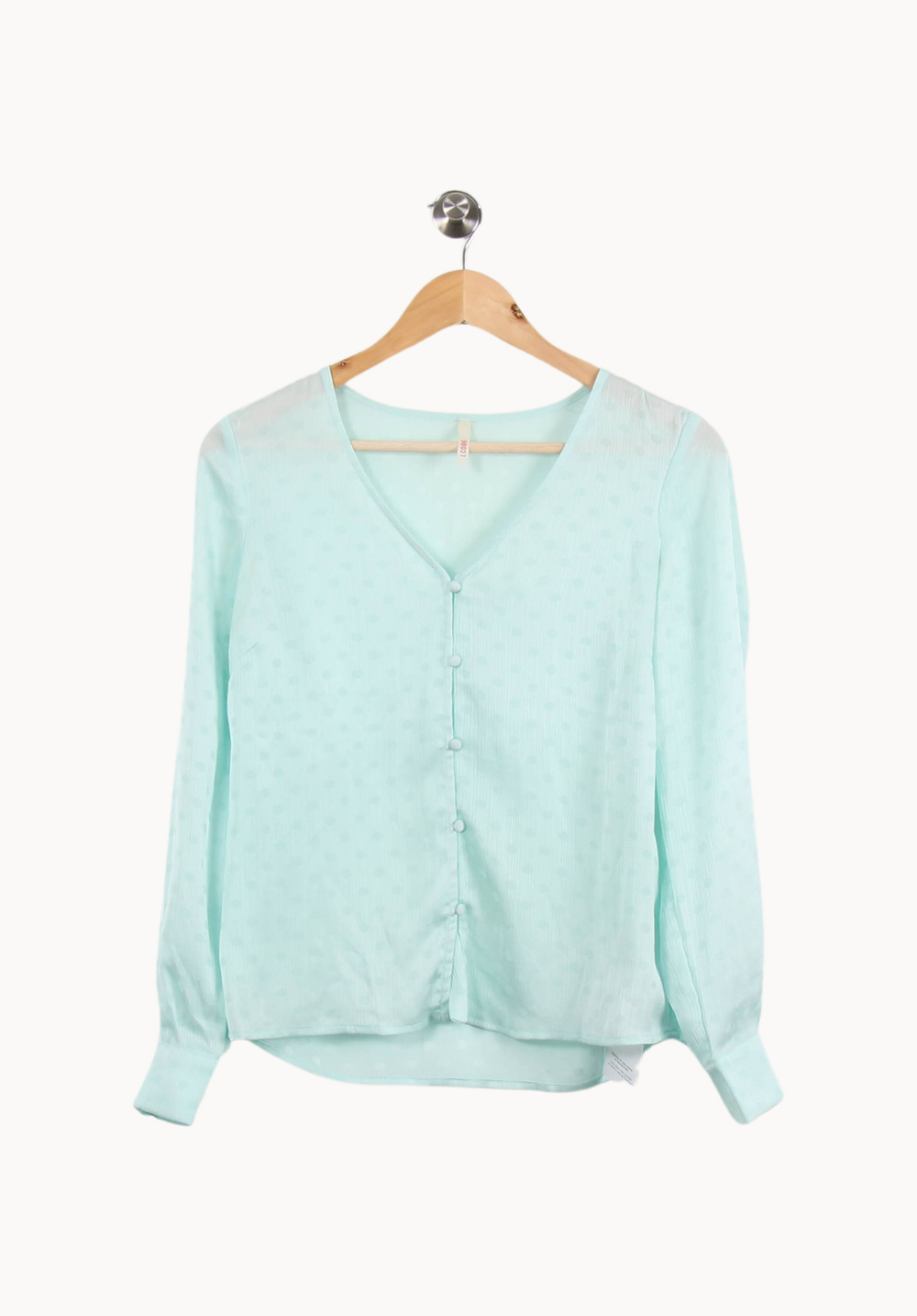 Blouse Verte - Taille XS/34 de la marque I.Code | PARAD67327 - Vendu par Paradigme - Image 2