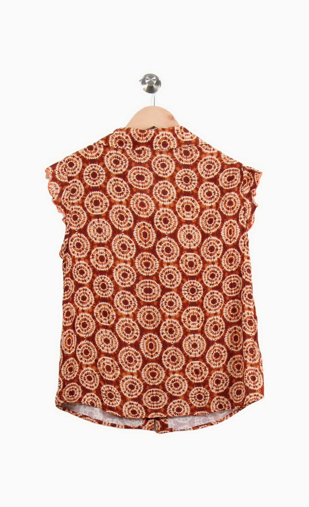 Blouse Sans Manches Marron et Beige - Taille M/38 de la marque Imprevu | PARAD64264 - Vendu par Paradigme - Image 4