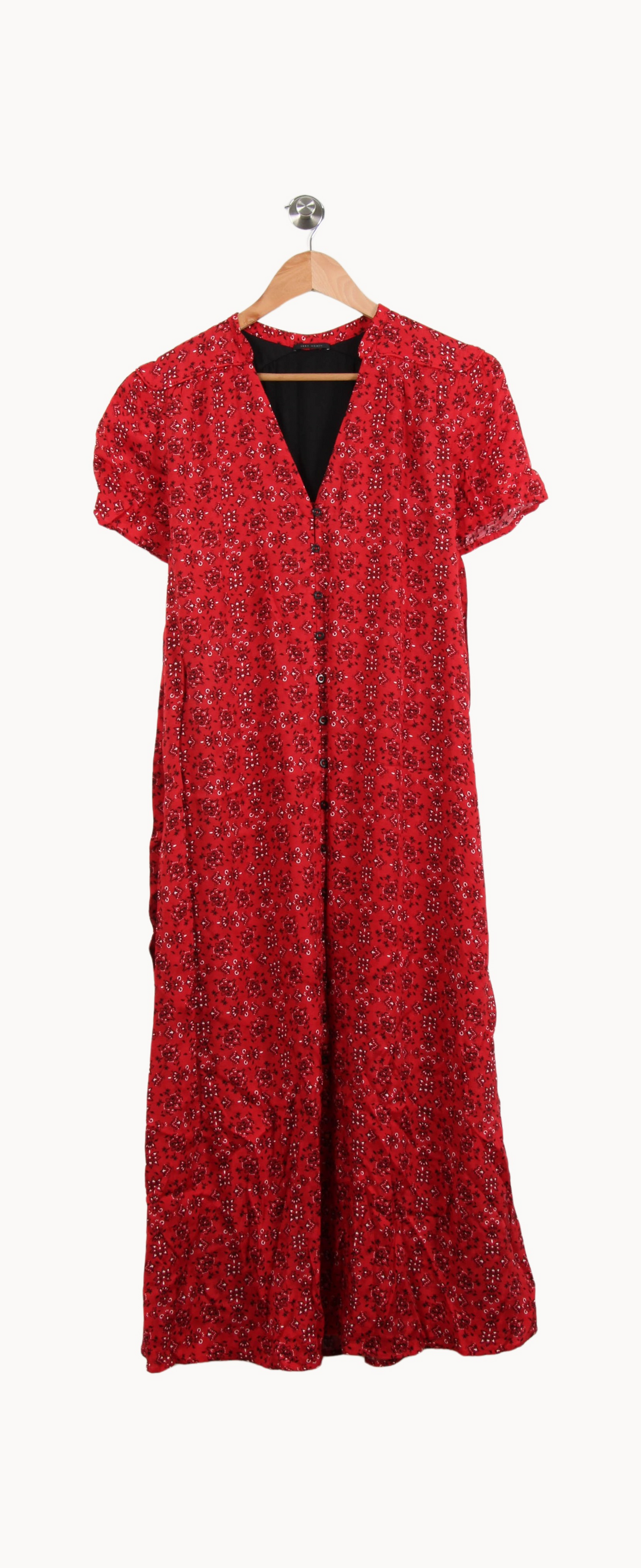 Robe Longue Rouge - Taille S/36 de la marque IKKS | PARAD52903 - Vendu par Paradigme - Image 2