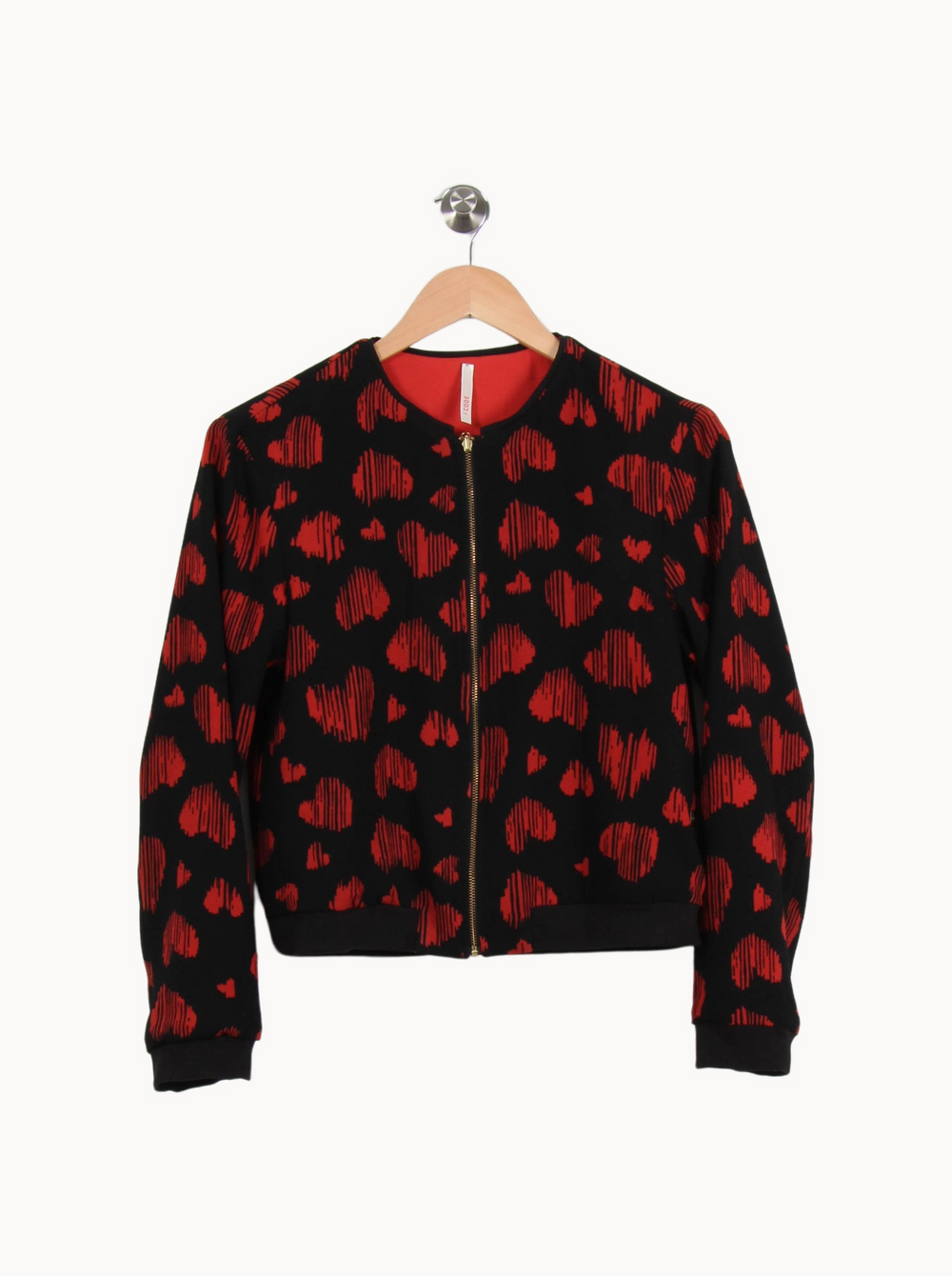 Blouson Noir et Rouge - Taille XS/34 de la marque I.Code | PARAD54010 - Vendu par Paradigme - Image 2