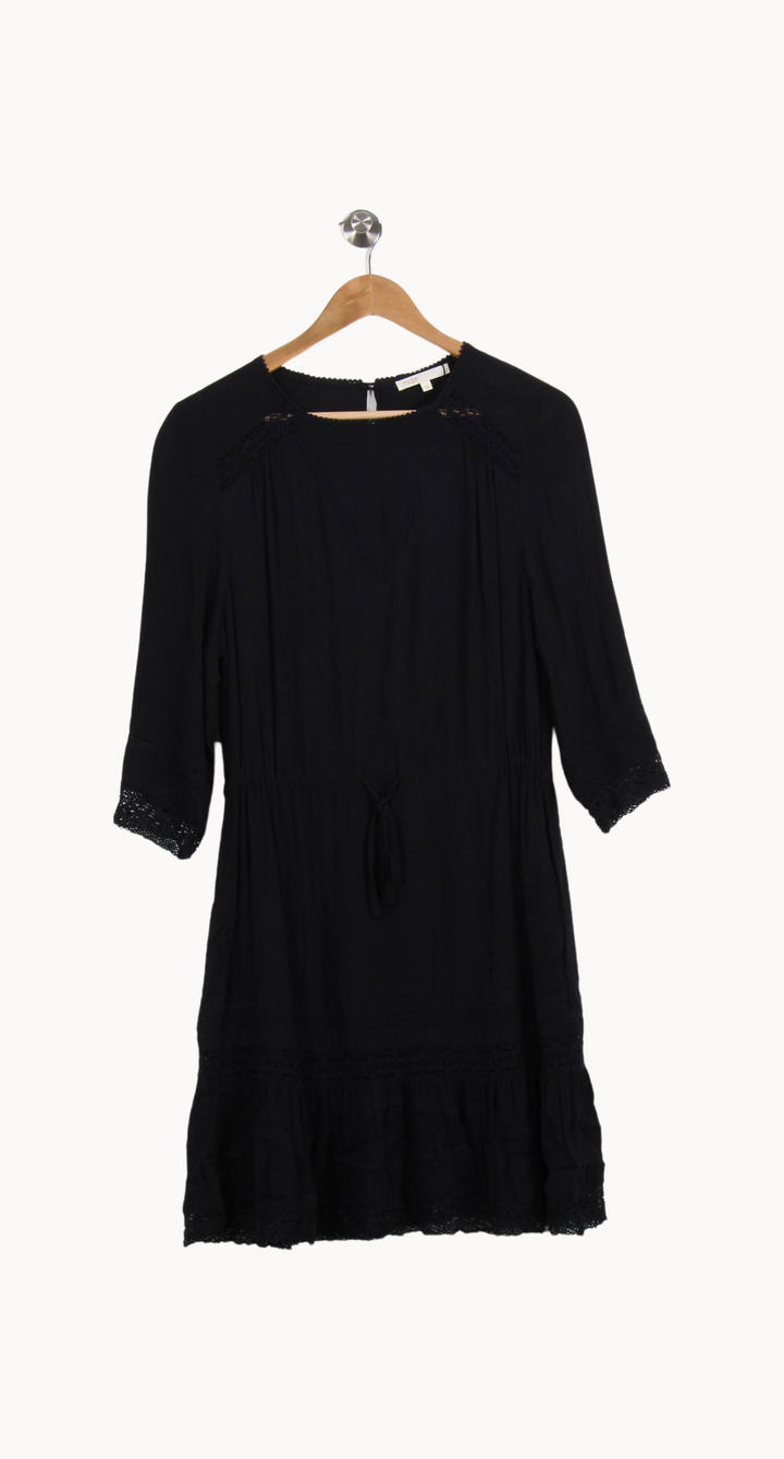 Robe Midi Bleue - Taille L/40 de la marque Maje | PARAD46327 - Vendu par Paradigme - Image 2