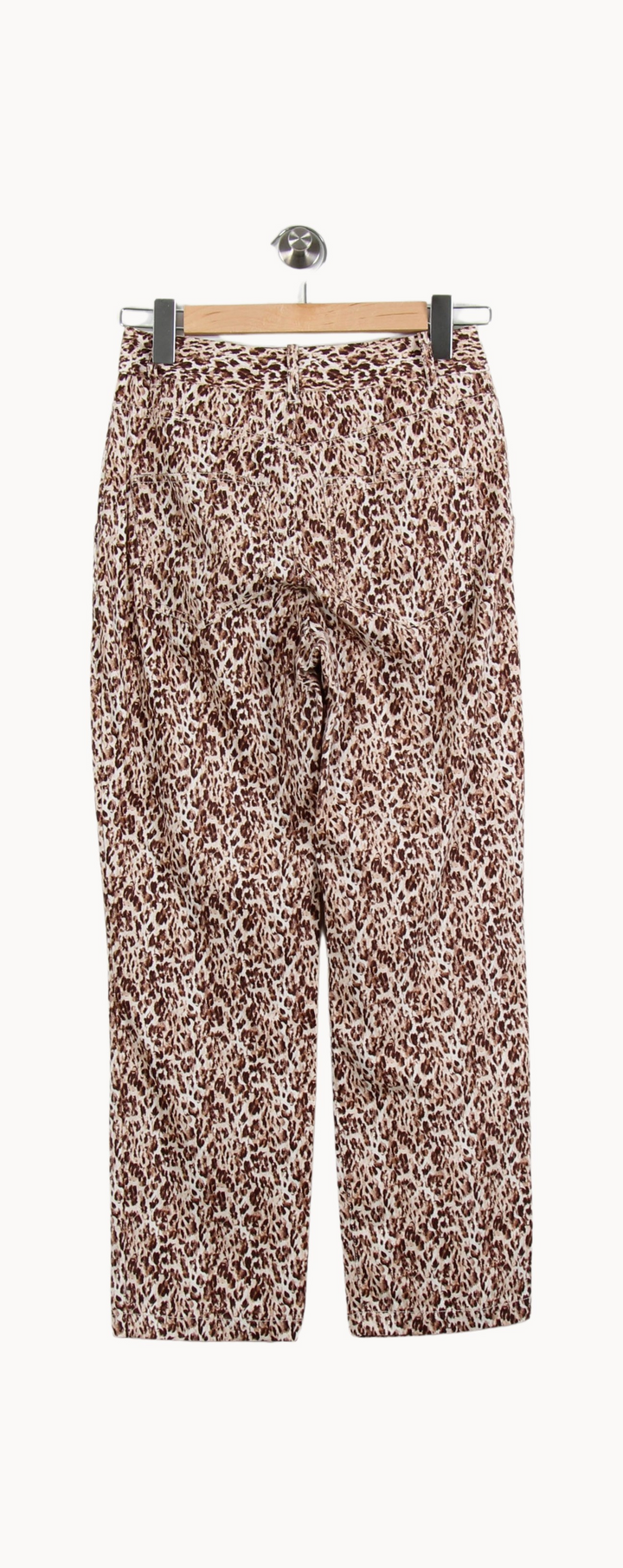 Pantalon Léopard Marron et Blanc - Taille S/36 de la marque ZAPA | PARAD53502 - Vendu par Paradigme - Image 4
