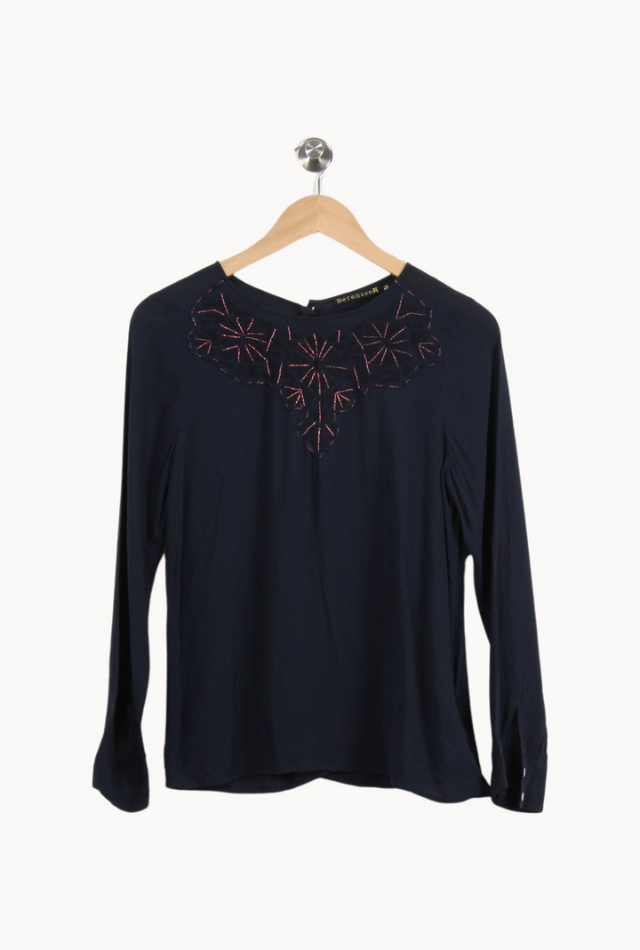 Blouse bleue - Taille M/38 de la marque Bérénice | PARAD40504 - Vendu par Paradigme - Image 2