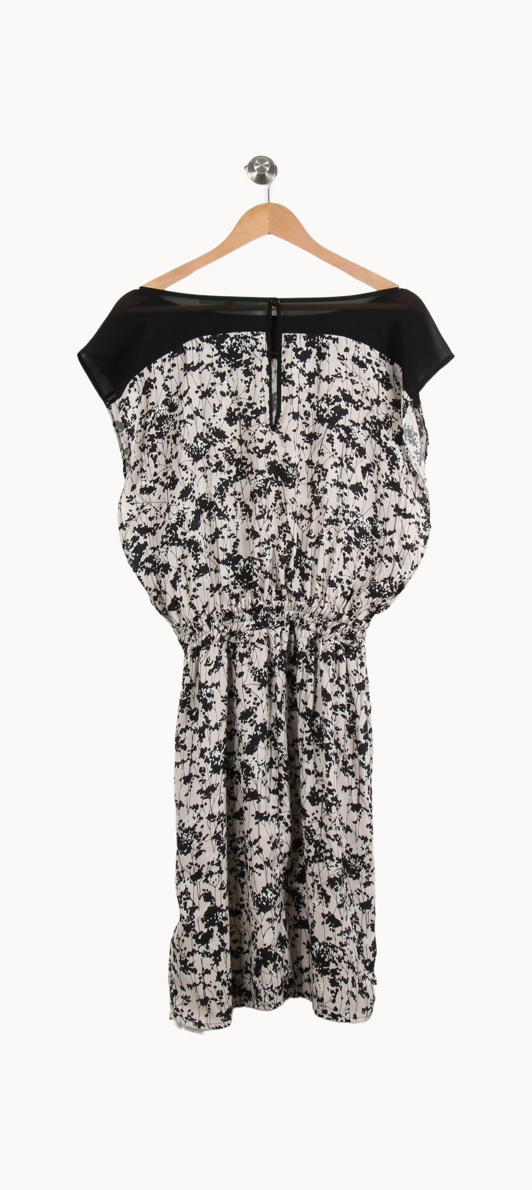 Robe Noire et Blanche - Taille M/38 de la marque La Fée Maraboutée | PARAD66407 - Vendu par Paradigme - Image 4