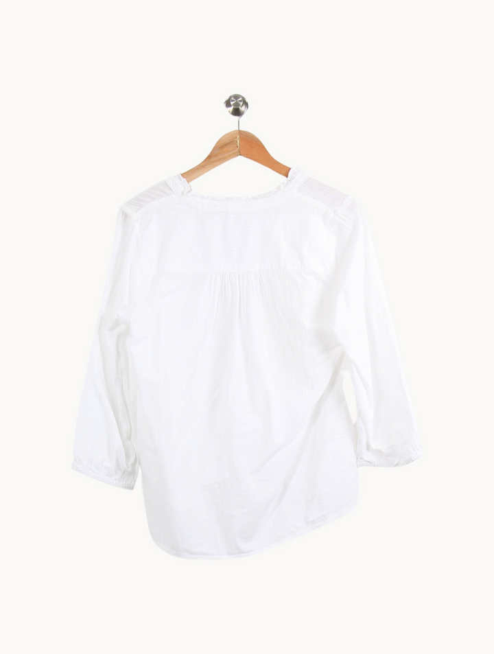 Blouse Blanche - Taille M/38 de la marque Maison 123 | PARAD46474 - Vendu par Paradigme - Image 4