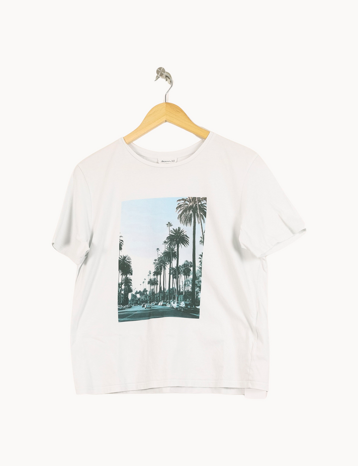 Tee-shirt Blanc - Taille L/40 de la marque Maison 123 | PARAD69409 - Vendu par Paradigme - Image 2
