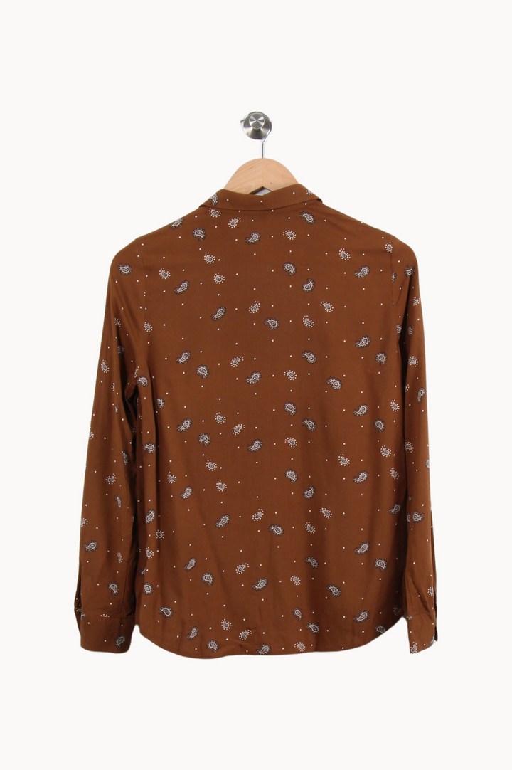 Chemise Marron et Blanche - Taille XS/34 de la marque I.Code | PARAD67339 - Vendu par Paradigme - Image 4