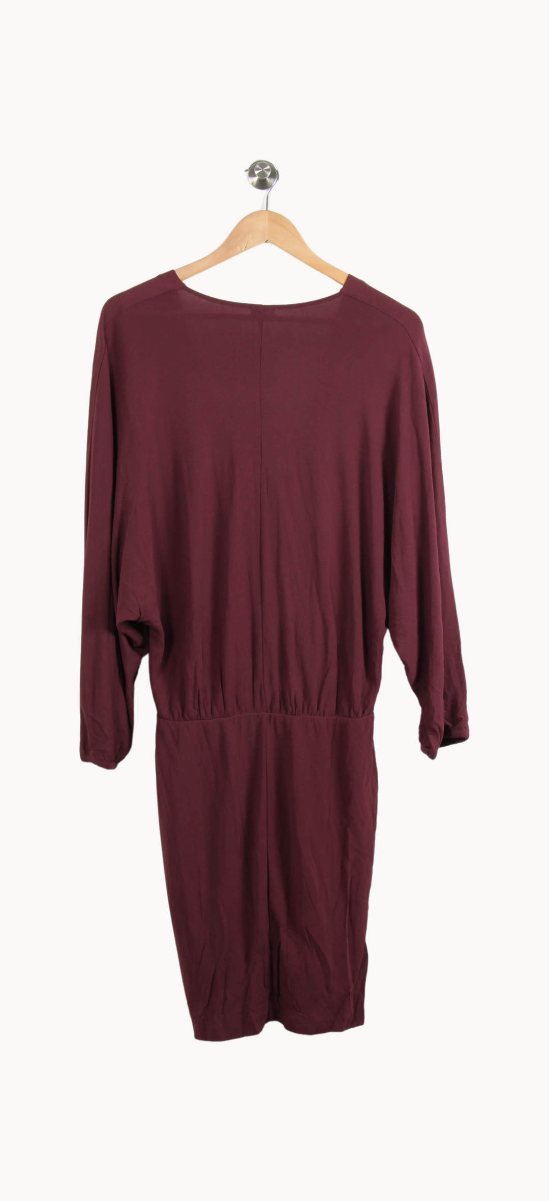 Robe Cache-Cœur Bordeaux - Taille S/36 de la marque Filippa K | PARAD66410 - Vendu par Paradigme - Image 4