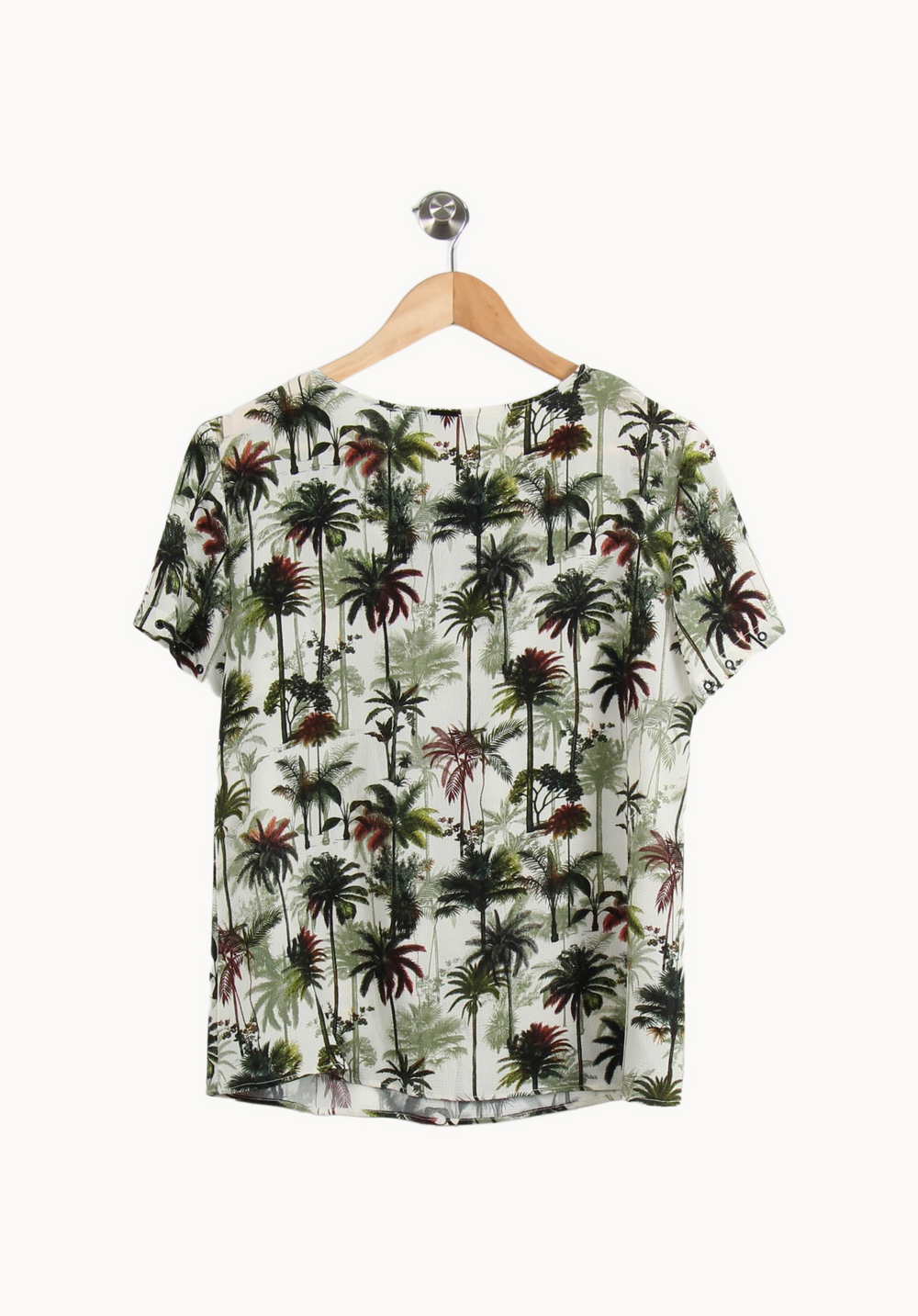Blouse Verte et Blanche - Taille L/40 de la marque One Step | PARAD66489 - Vendu par Paradigme - Image 4