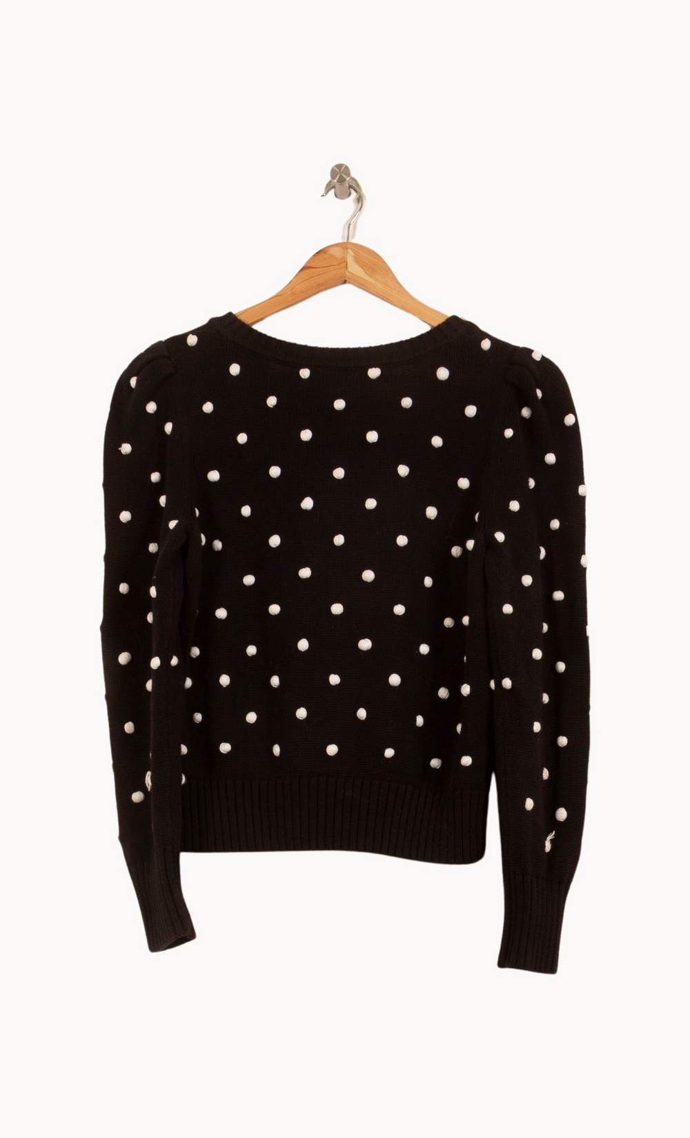 Cardigan Noir et Blanc - Taille L/40 de la marque Claudie Pierlot | PARAD45950 - Vendu par Paradigme - Image 4
