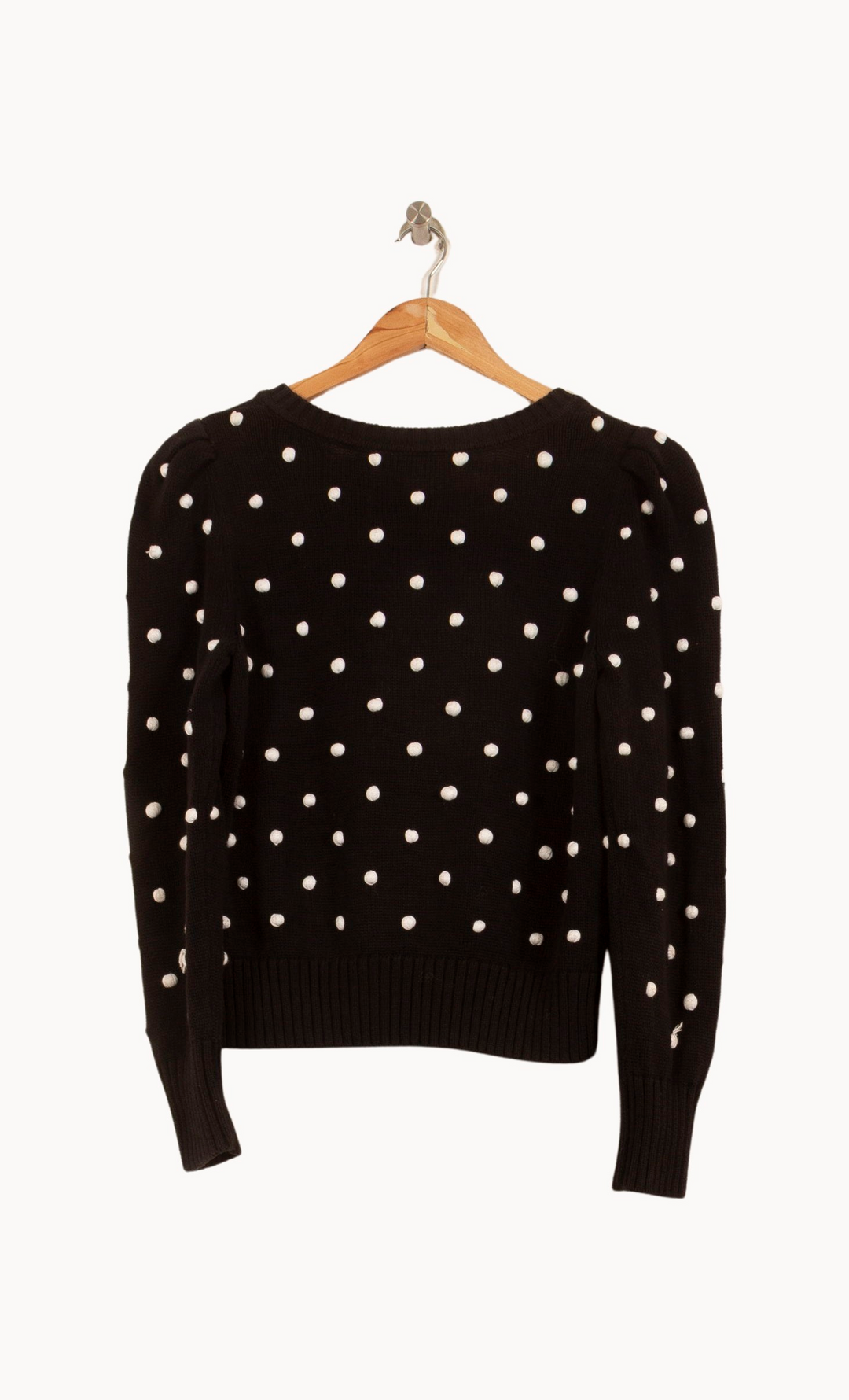 Cardigan Noir et Blanc - Taille L/40 de la marque Claudie Pierlot | PARAD45950 - Vendu par Paradigme - Image 4
