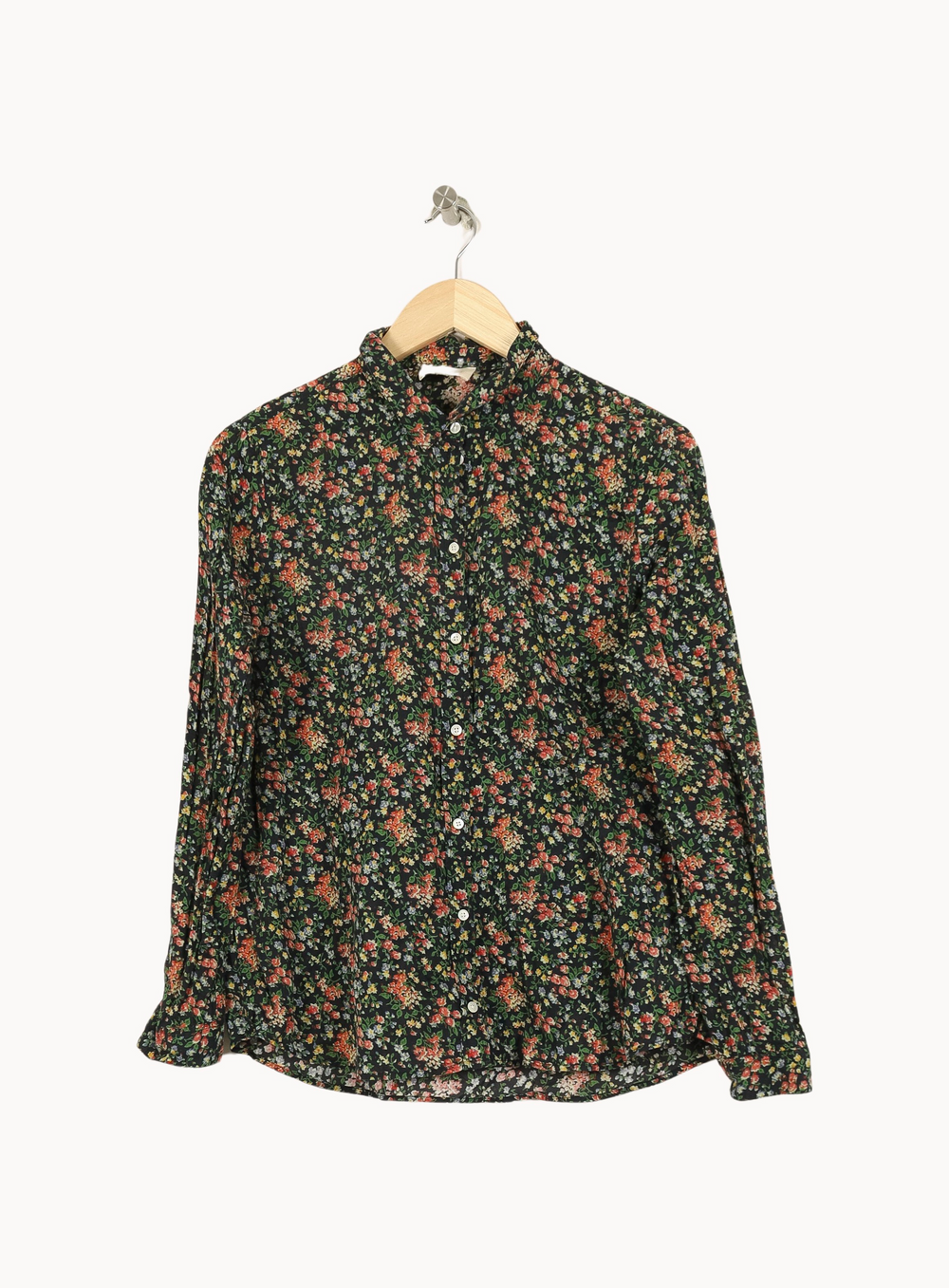 Chemise Fleurie Multicolore - Taille L/40 de la marque Sézane | PARAD49997 - Vendu par Paradigme - Image 2