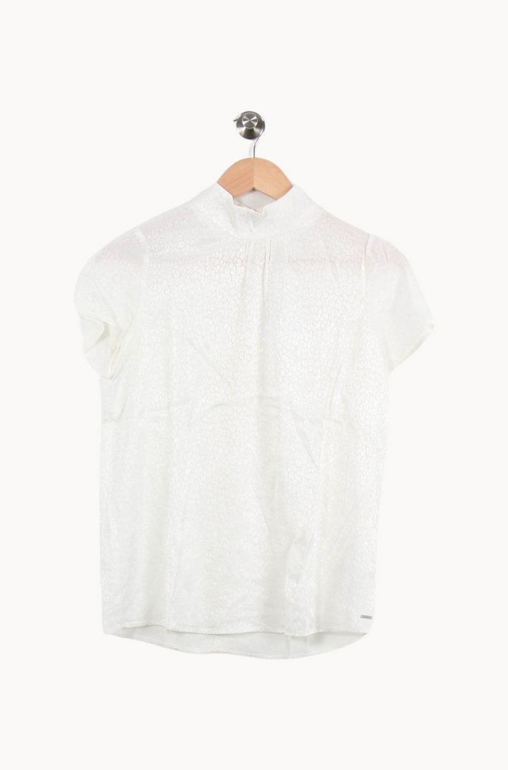 Blouse Blanche - Taille XS/34 de la marque IKKS | PARAD67889 - Vendu par Paradigme - Image 2