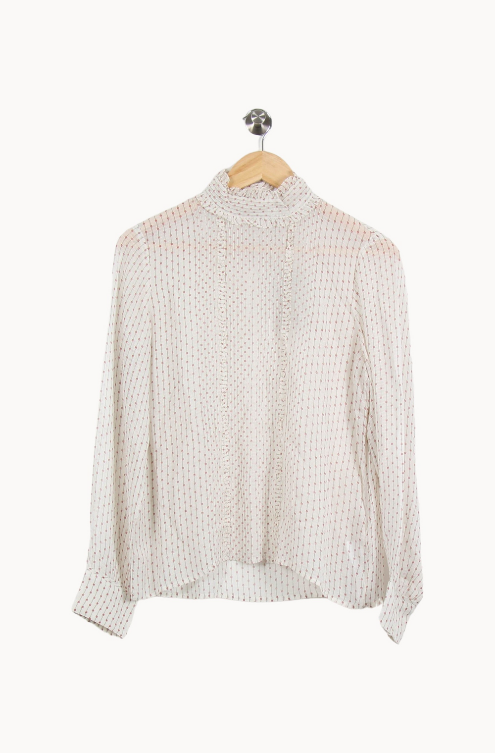 Blouse Blanche et Rouge - Taille M/38 de la marque Vanessa Bruno | PARAD53566 - Vendu par Paradigme - Image 2