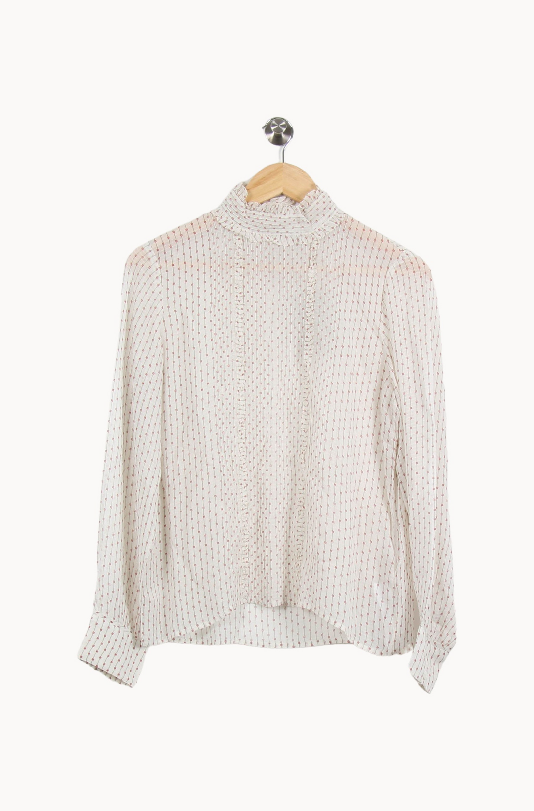 Blouse Blanche et Rouge - Taille M/38 de la marque Vanessa Bruno | PARAD53566 - Vendu par Paradigme - Image 2