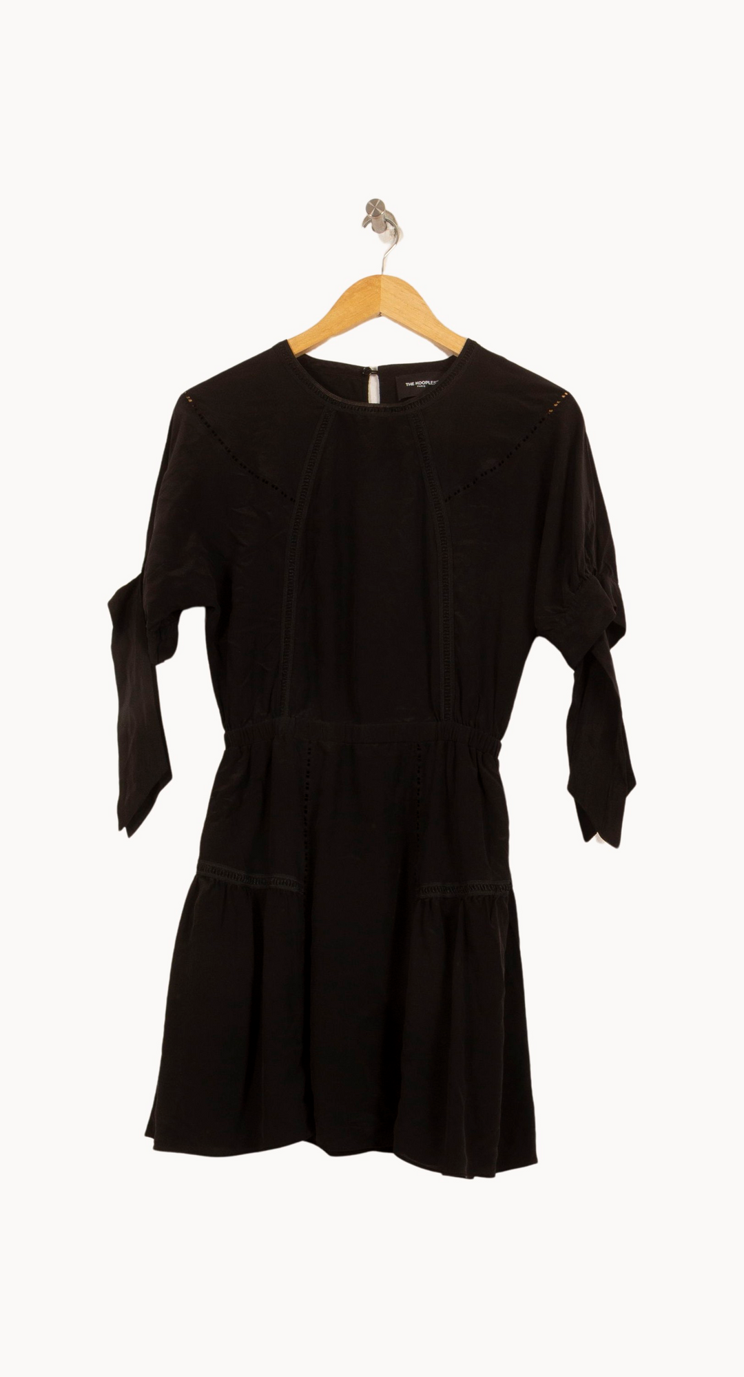 Robe Noire - Taille S/36 de la marque The Kooples | PARAD24692 - Vendu par Paradigme - Image 2