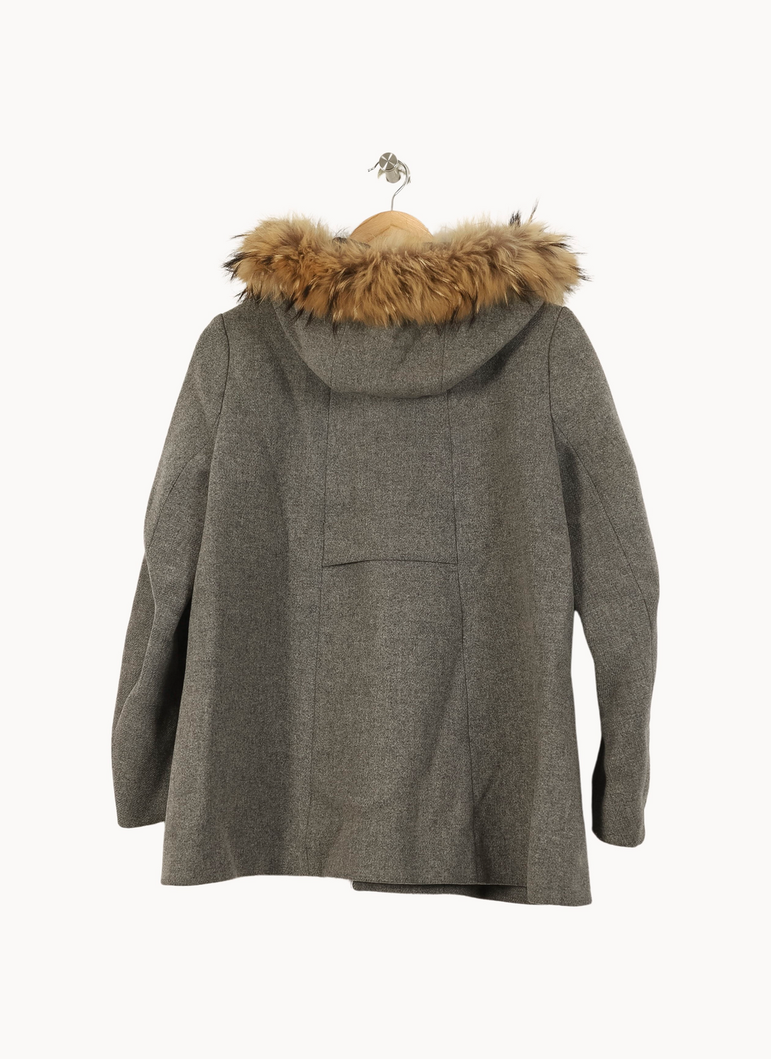 Duffle-coat Gris et Camel - Taille S/36 de la marque Maje | PARAD69217 - Vendu par Paradigme - Image 4