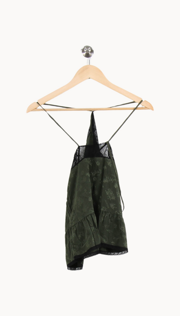 Caraco Vert - Taille XS/34 de la marque Zadig&Voltaire | PARAD65215 - Vendu par Paradigme - Image 2