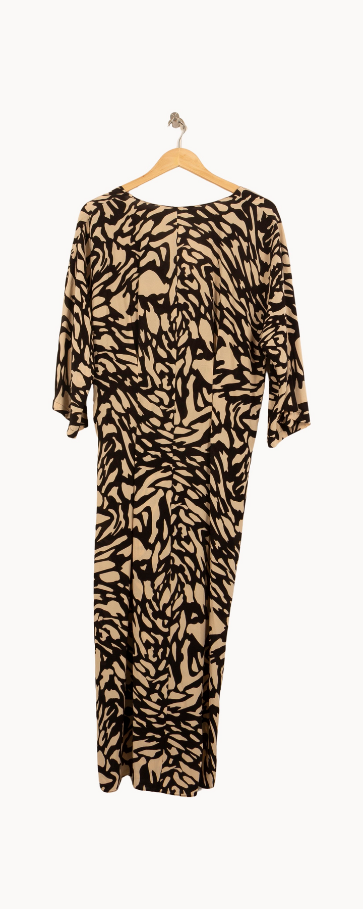 Robe Longue Noire et Beige - Taille XS/34 de la marque ba&sh | PARAD64135 - Vendu par Paradigme - Image 4