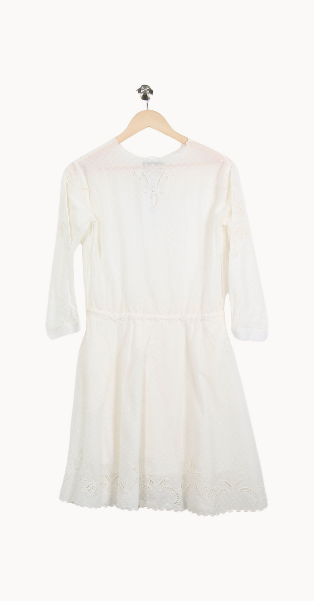 Robe Brodée Blanche - Taille S/36 de la marque The Kooples | PARAD58861 - Vendu par Paradigme - Image 4