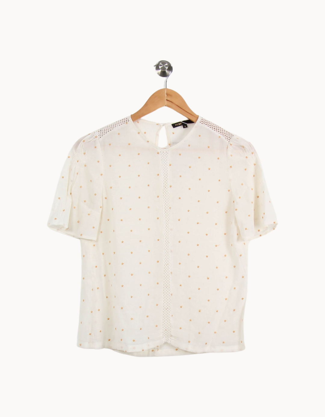 Blouse Blanche - Taille L/40 de la marque Maje | PARAD62343 - Vendu par Paradigme - Image 2