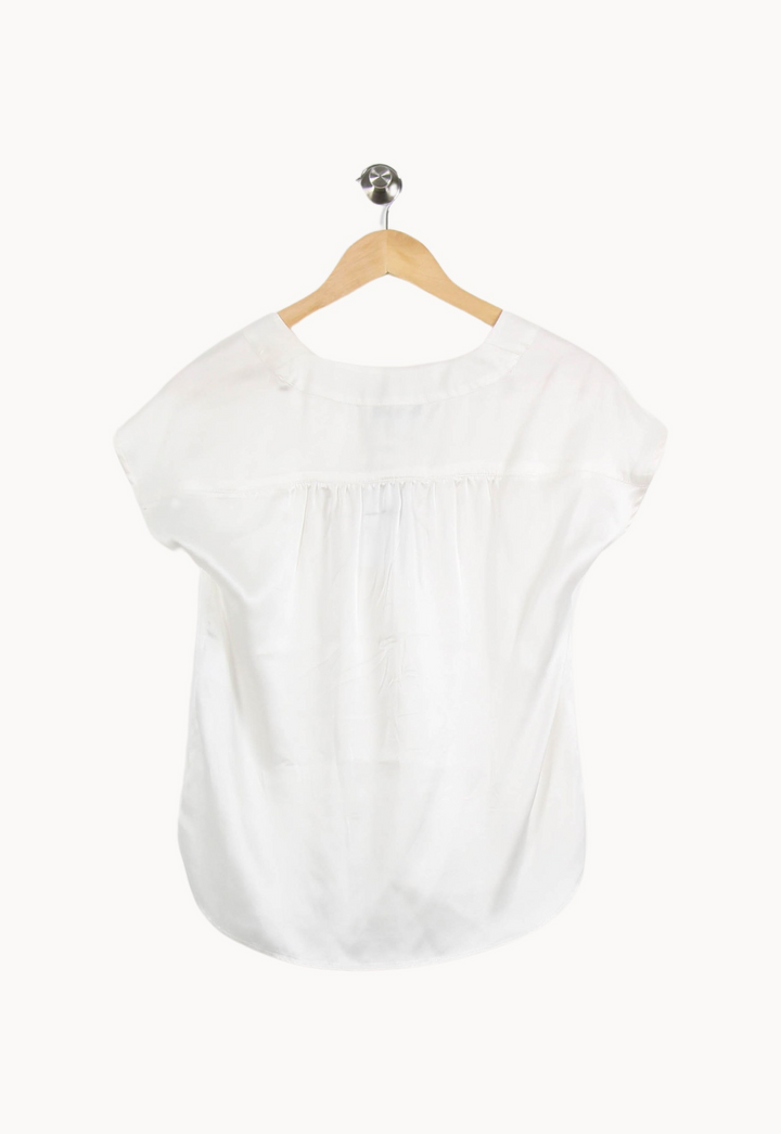 Blouse Blanche - Taille XS/34 de la marque Caroll | PARAD67598 - Vendu par Paradigme - Image 4