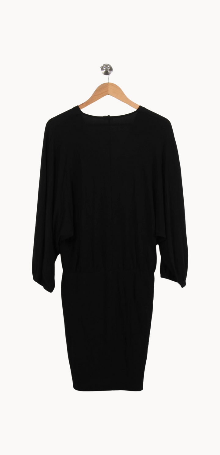 Robe Portefeuille Noire - Taille S/36 de la marque Filippa K | PARAD69139 - Vendu par Paradigme - Image 4
