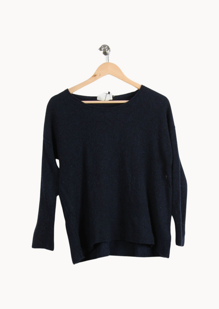Pull Bleu - Taille XS/34 de la marque American Vintage | PARAD39676 - Vendu par Paradigme - Image 2
