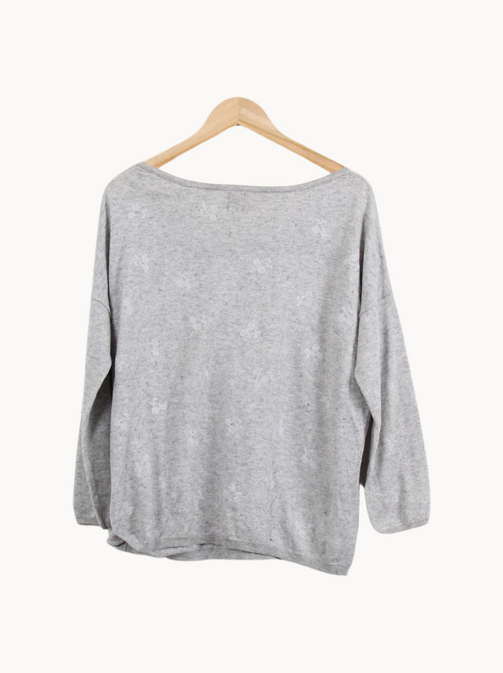 Pull Gris - Taille L/40 de la marque Des petits hauts | PARAD35761 - Vendu par Paradigme - Image 4