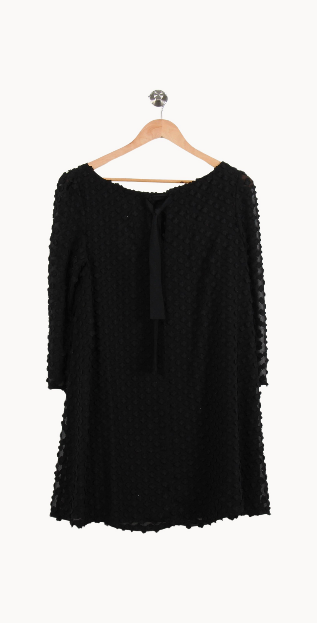 Robe Droite Noire - Taille L/40 de la marque Claudie Pierlot | PARAD67085 - Vendu par Paradigme - Image 4