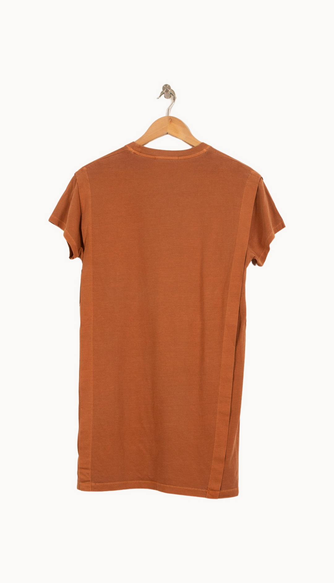 Robe T-shirt Marron - Taille XS/34 de la marque Sessùn | PARAD53603 - Vendu par Paradigme - Image 4