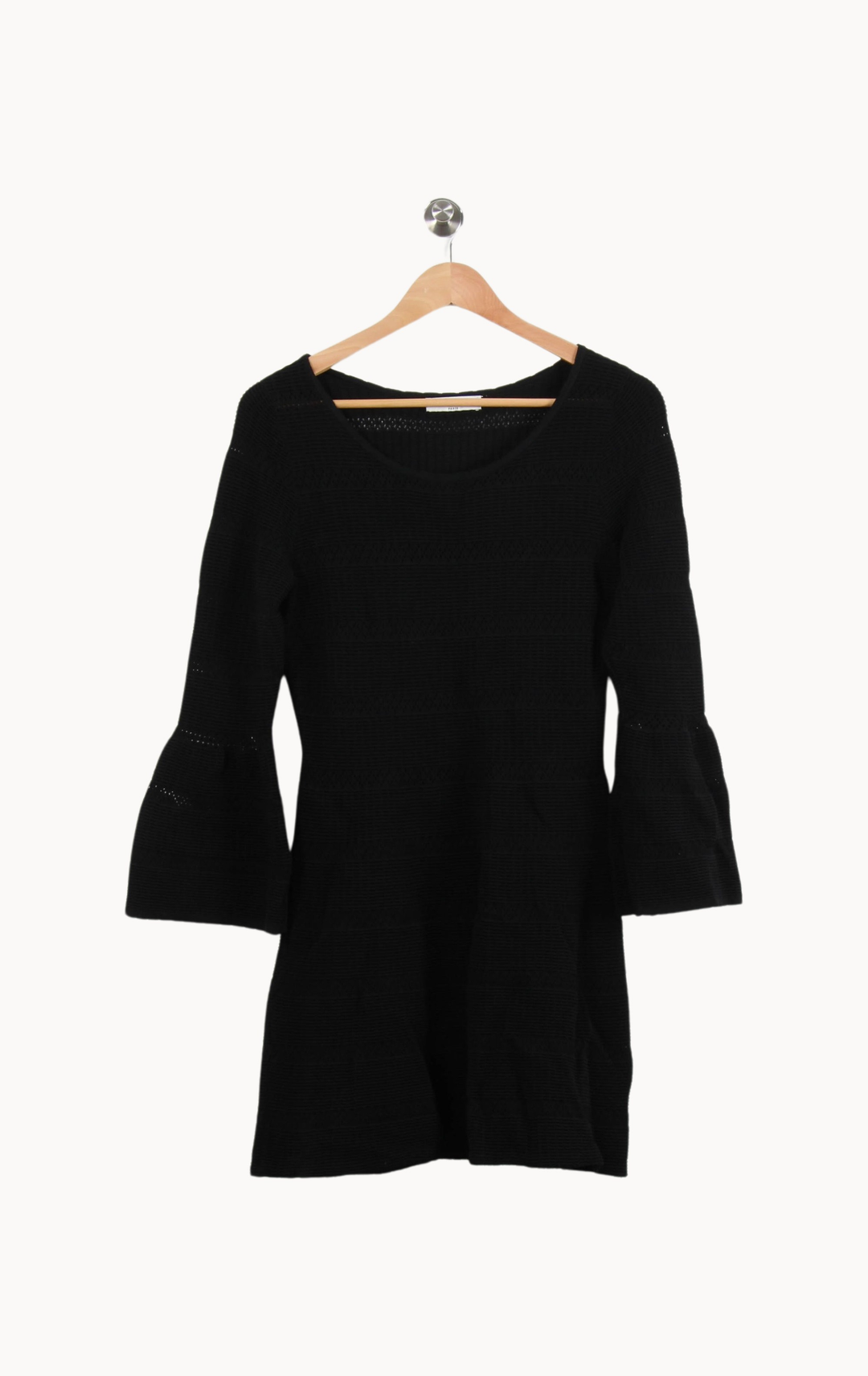 Robe Droite Noire - Taille S/36 de la marque Sandro | PARAD50821 - Vendu par Paradigme - Image 2