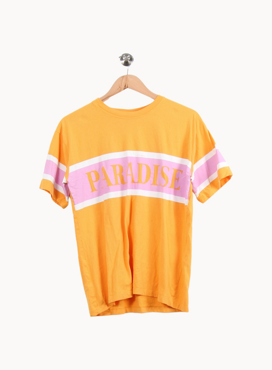 Tee-shirt Orange et Rose - Taille S/36 de la marque Maje | PARAD65119 - Vendu par Paradigme - Image 2