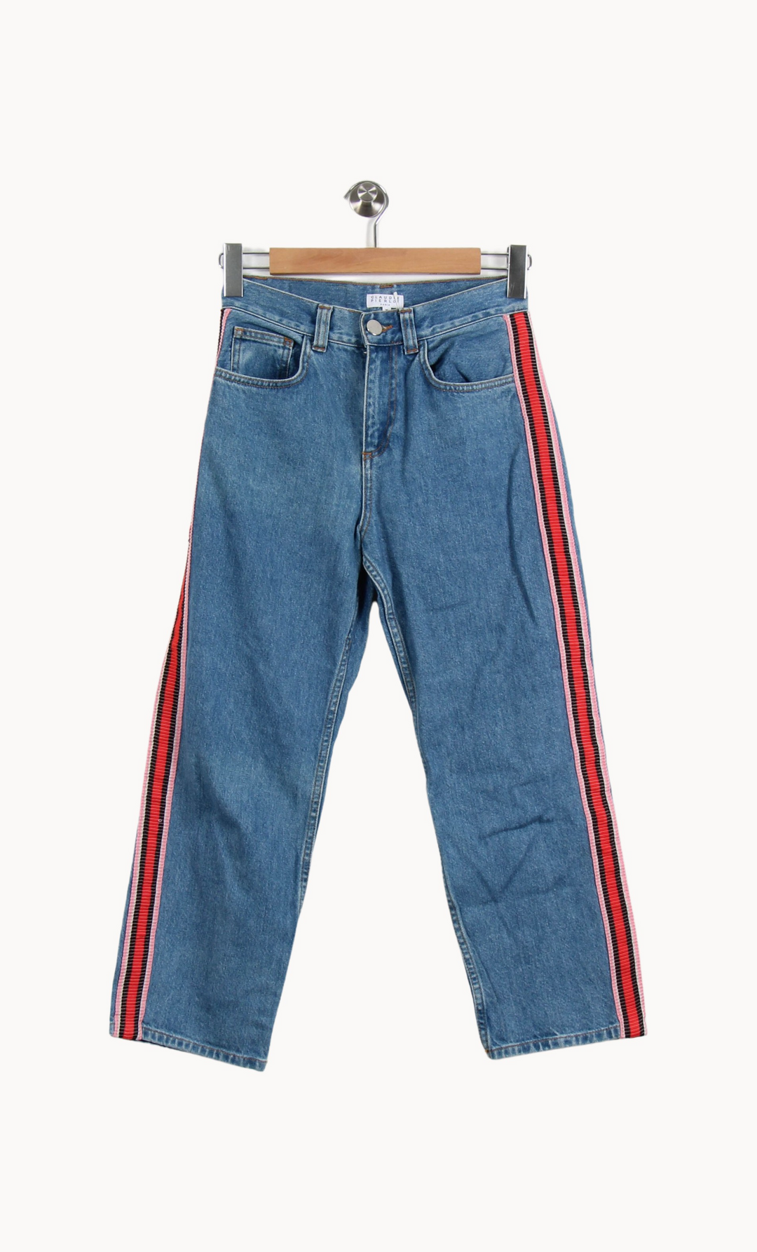 Jean Bleu et Rouge - Taille S/36 de la marque Claudie Pierlot | PARAD63378 - Vendu par Paradigme - Image 2