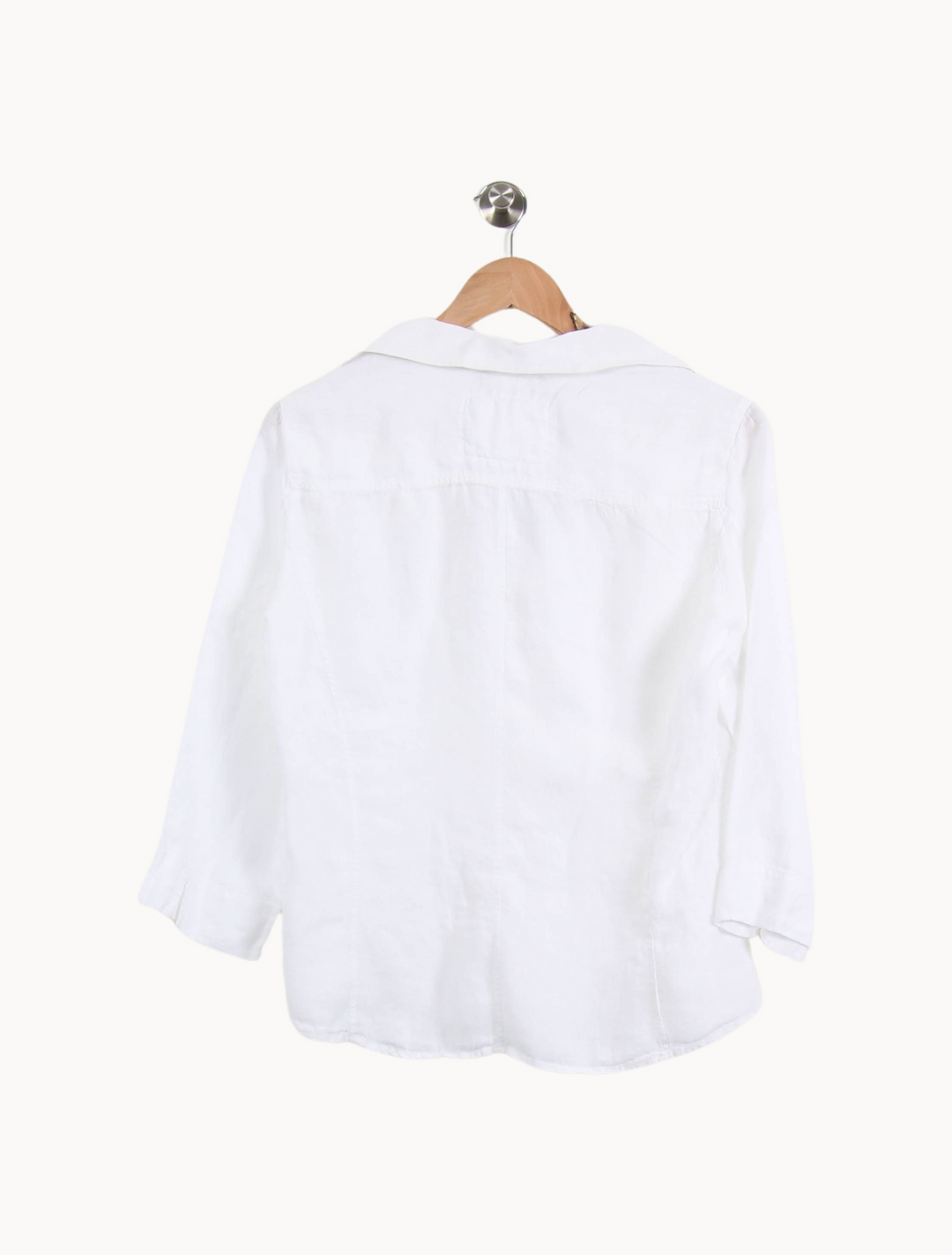 Chemise Blanche - Taille L/40 de la marque Max Mara | PARAD41620 - Vendu par Paradigme - Image 4