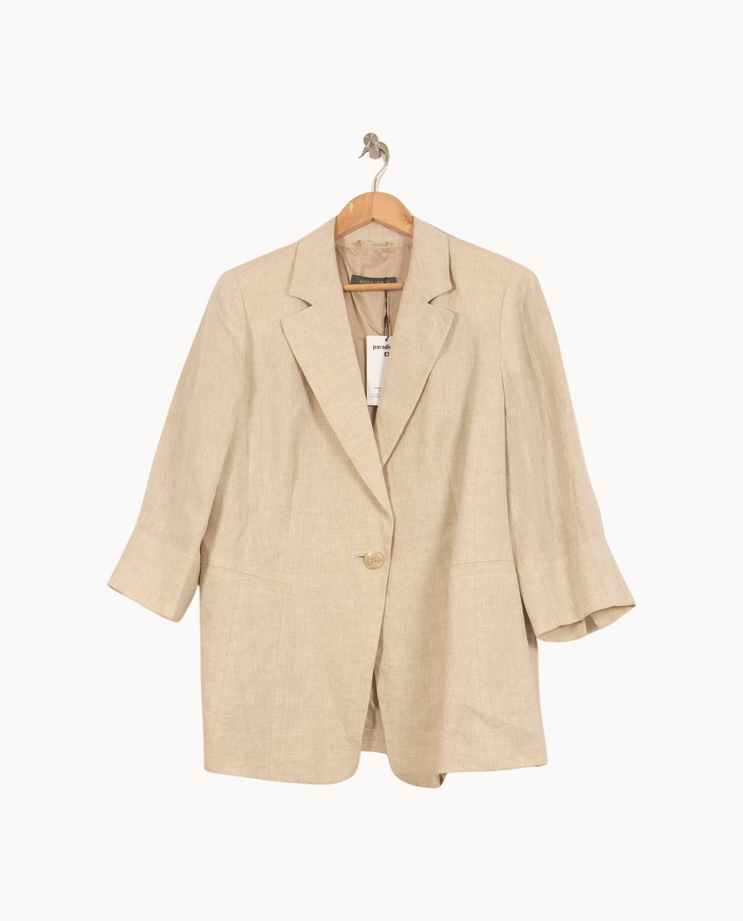 Blazer Beige - Taille XXXL/46 de la marque Marina Rinaldi | PARAD44857 - Vendu par Paradigme - Image 2