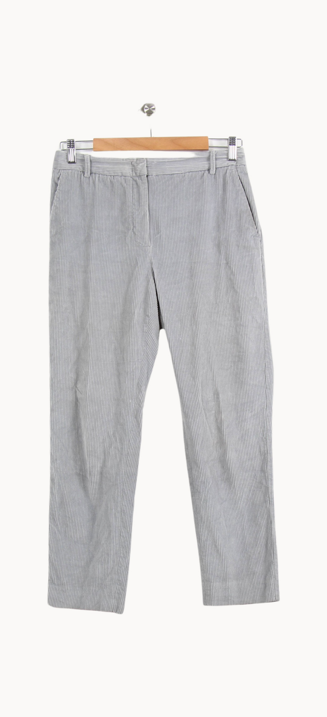 Pantalon Gris à Rayures - Taille M/38 de la marque Weekend Max Mara | PARAD62973 - Vendu par Paradigme - Image 2