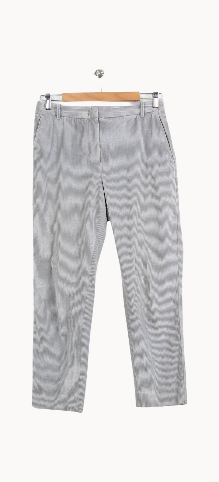 Pantalon Gris à Rayures - Taille M/38 de la marque Weekend Max Mara | PARAD62973 - Vendu par Paradigme - Image 2
