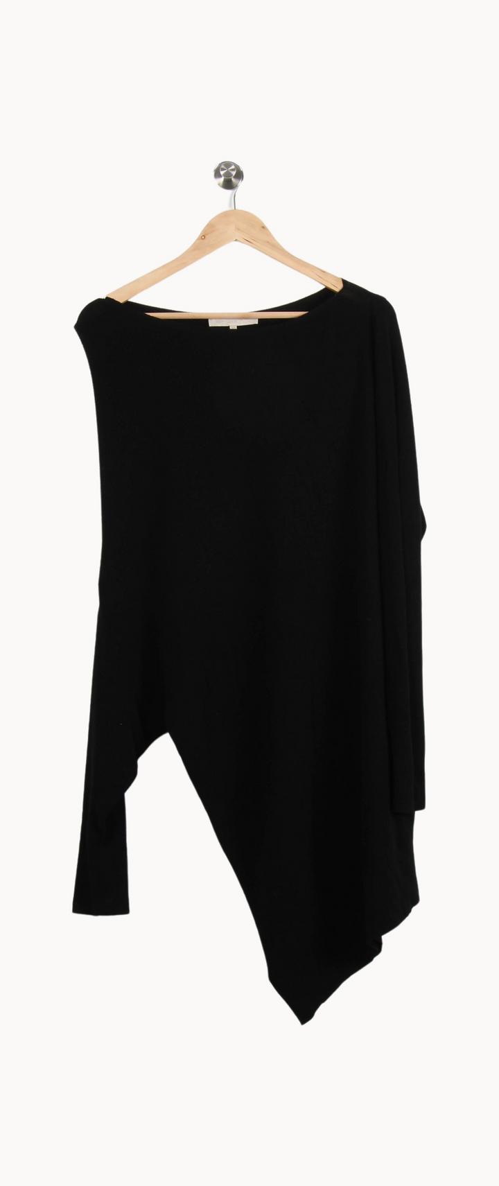 Robe Asymétrique Noire - Taille M/38 de la marque Vanessa Bruno | PARAD50947 - Vendu par Paradigme - Image 2