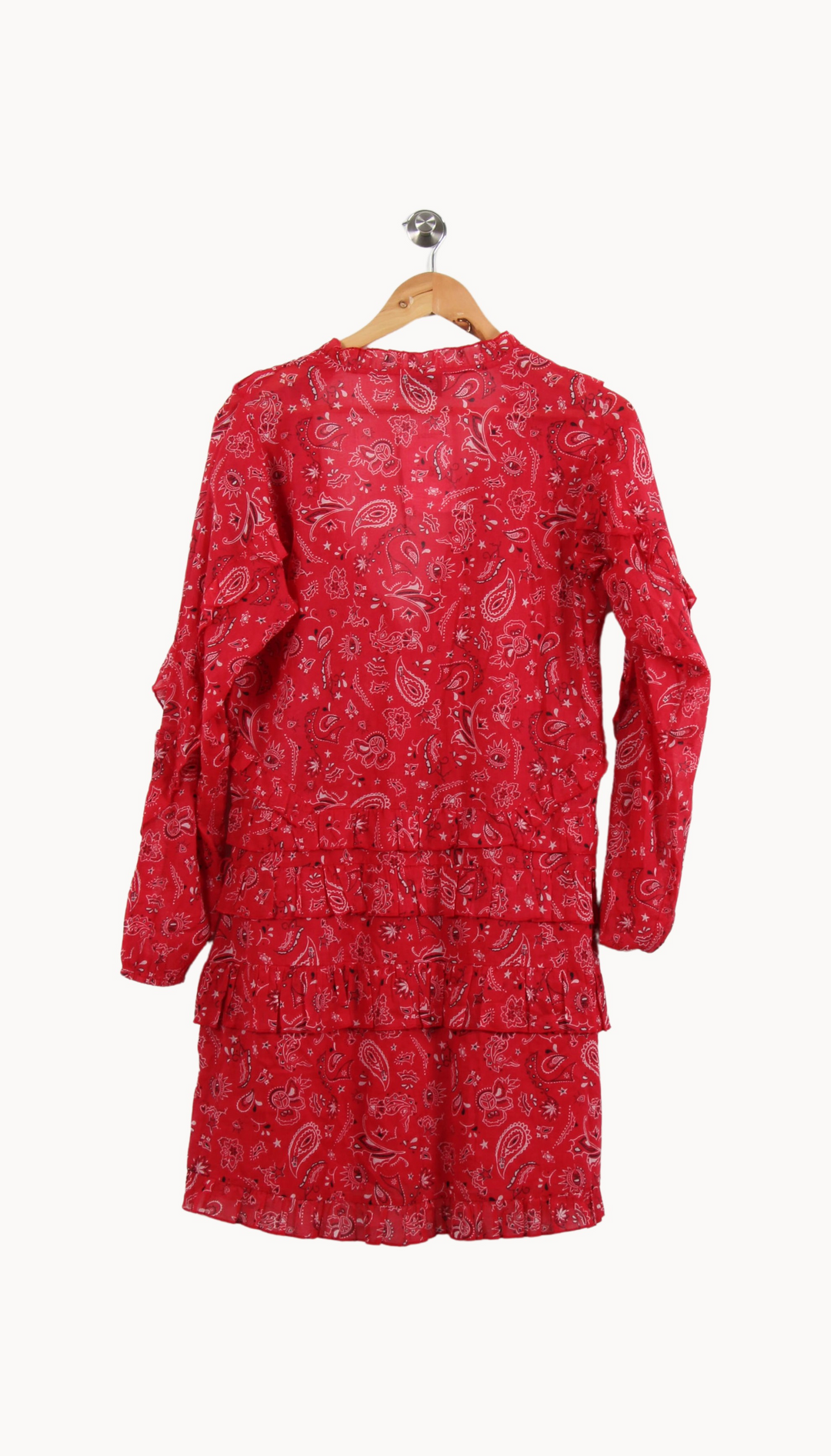 Robe Portefeuille Rouge - Taille M/38 de la marque Bérénice | PARAD67893 - Vendu par Paradigme - Image 4