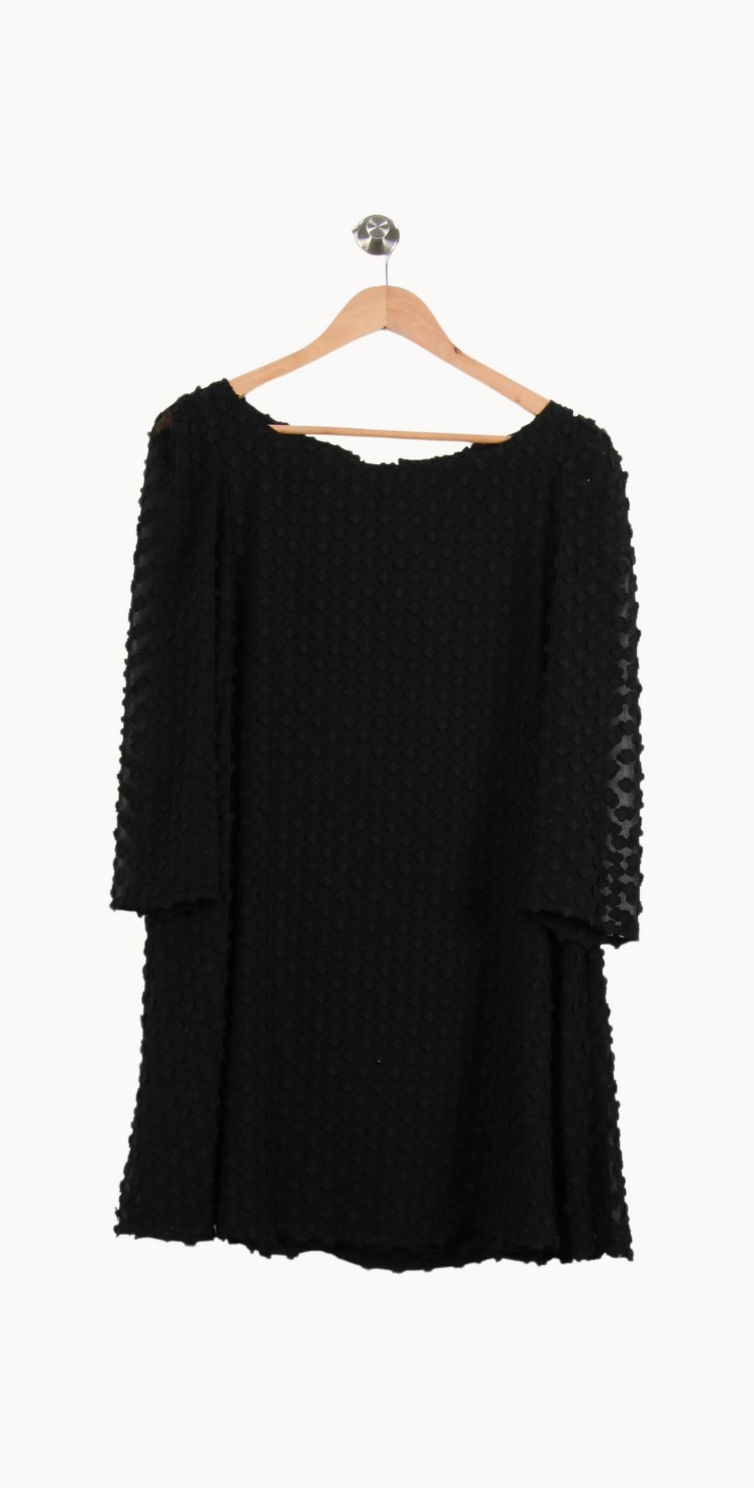 Robe Droite Noire - Taille L/40 de la marque Claudie Pierlot | PARAD67085 - Vendu par Paradigme - Image 2