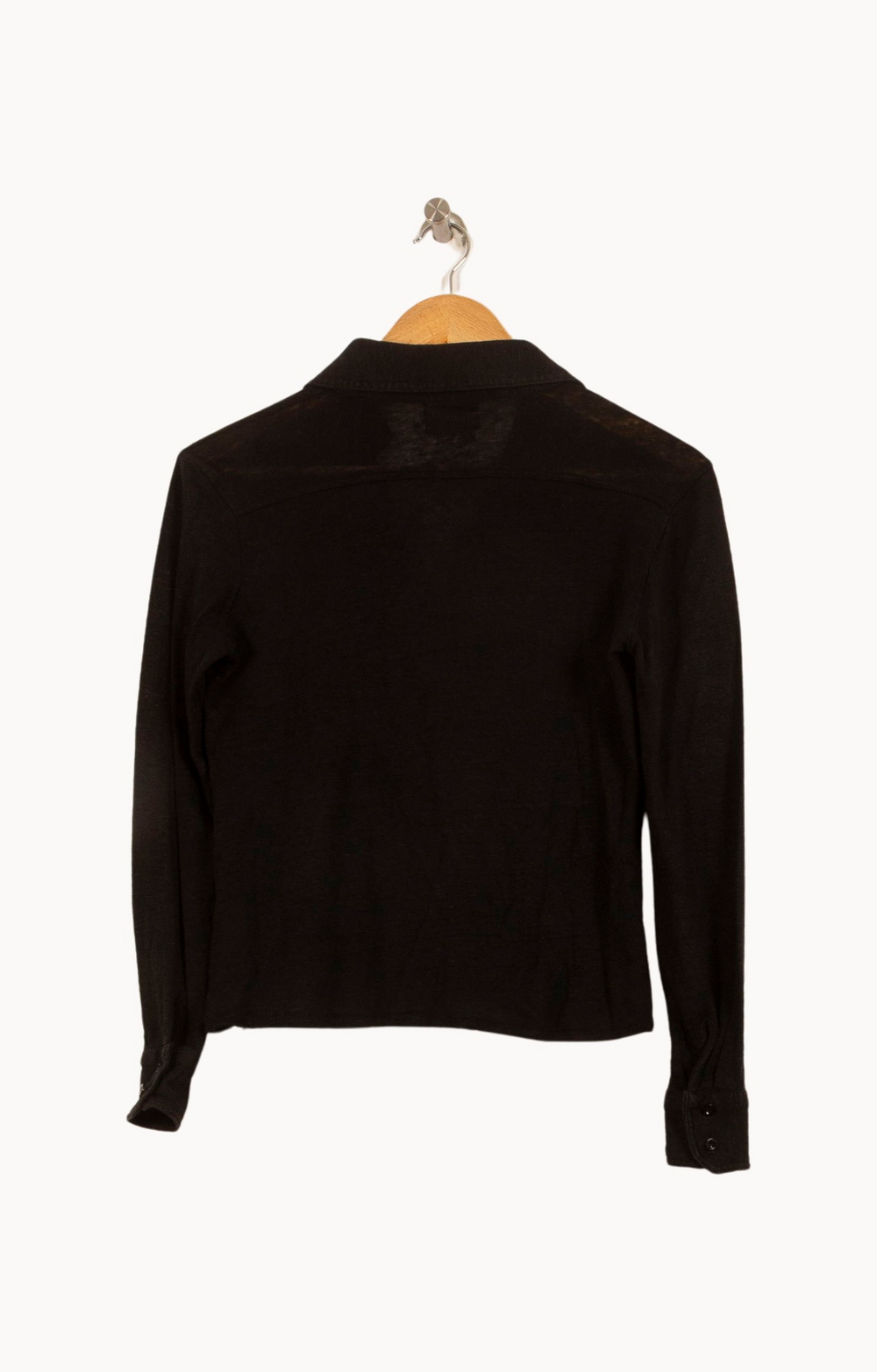 Chemise Noire - Taille S/36 de la marque Notshy Cashmere | PARAD55349 - Vendu par Paradigme - Image 4