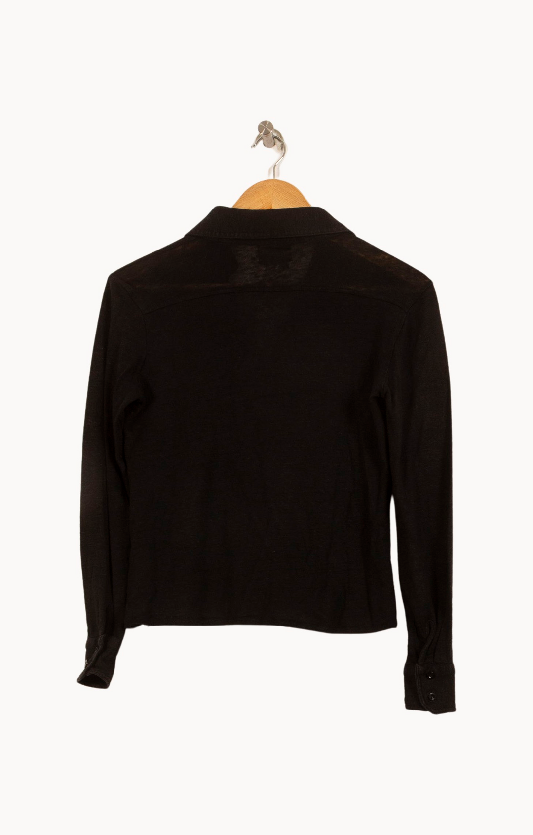 Chemise Noire - Taille S/36 de la marque Notshy Cashmere | PARAD55349 - Vendu par Paradigme - Image 4