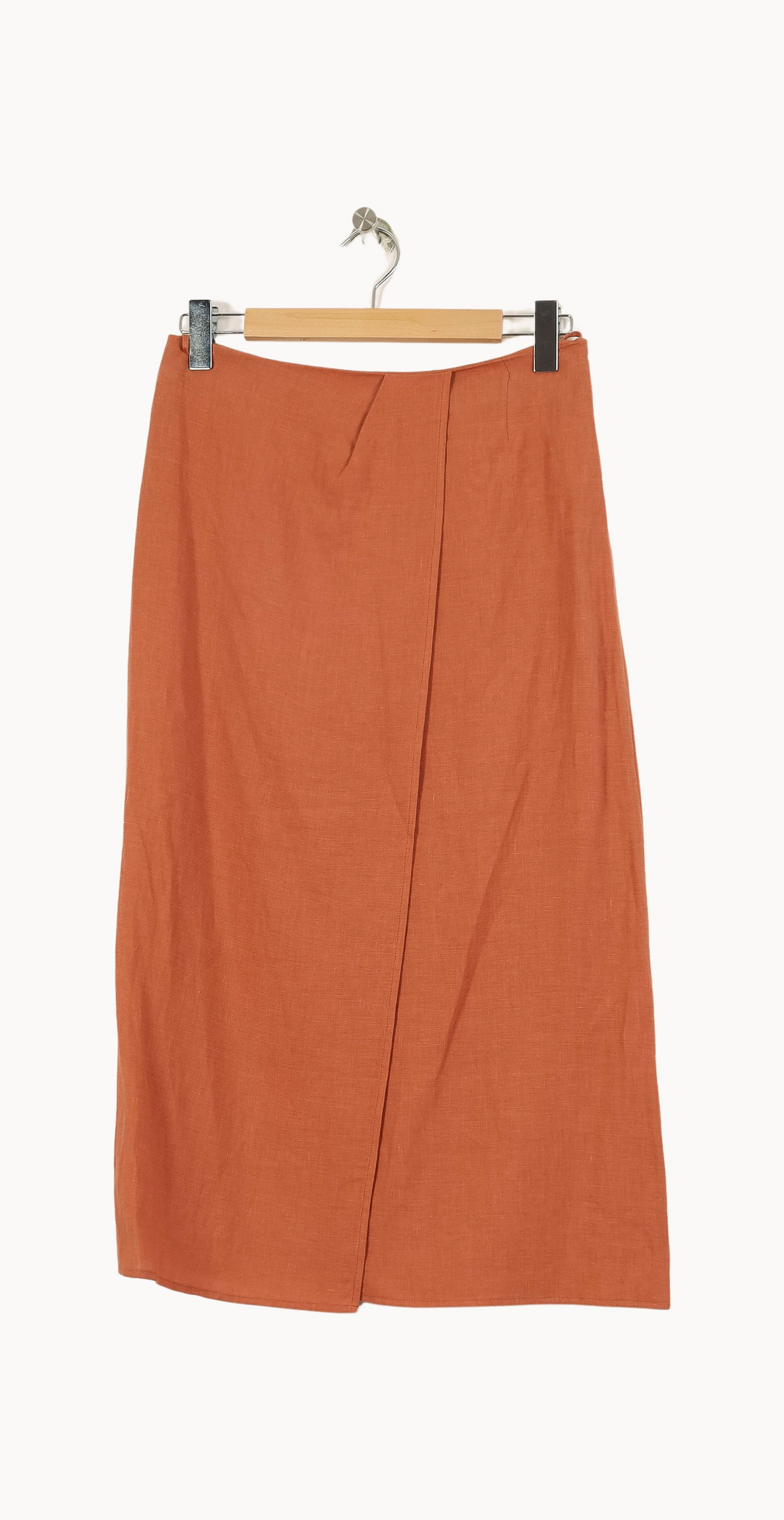 Jupe Longue Orange - Taille S/36 de la marque Ines de la Fressange Paris | PARAD69040 - Vendu par Paradigme - Image 4
