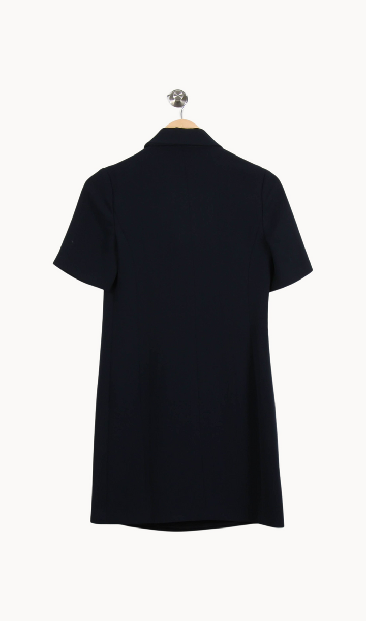 Robe Courte Bleue - Taille S/36 de la marque Claudie Pierlot | PARAD55613 - Vendu par Paradigme - Image 4